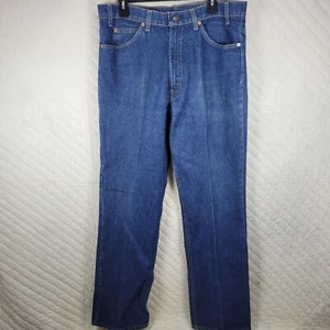 Vintage Levi's 517 Orange Tab Bootcut lavaggio medio made in USA uomo 36x34 - Foto 1 di 11