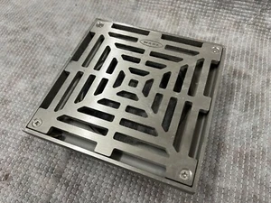 Wade GRATE - STAINLESS STEEL GRADE 304 - SATIN FINISH - 4" Square - Picture 1 of 6