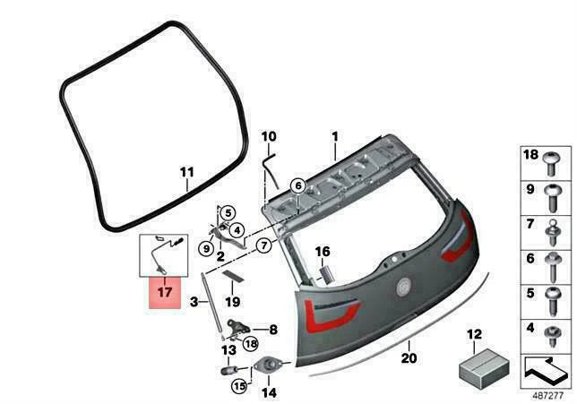 BMW I I3 I3S I01 I3 120AH REX 60AH REPAIR KIT MICROSWITCH 51247453841 - Image 1 of 1