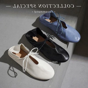 Luxus Damenschuhe flache Absätze schicke Schuhe Retro Pumps Schuhe Halbschuhe - Bild 1 von 26