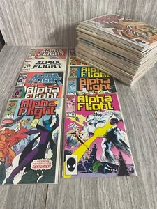 Alpha Flight Marvel Comics lot of 55 comics from 1983 - 1993 - Picture 1 of 18