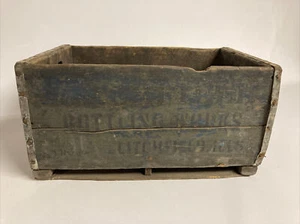 Antique 1890s Litchfield IL Bottling Works Coca Cola Bottle Soda Wood Crate Box - Picture 1 of 16