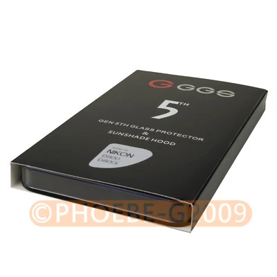 GGS 5th Glass LCD Screen Protector and Sunshade Hood for Nikon D800E D800 - Image 1 of 4