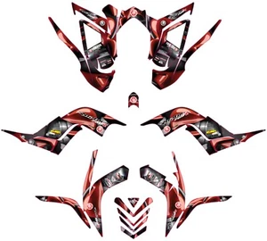 Fits Raptor 700R Graphics decal kit Yamaha 2006 2007 2008 2009 2010 2011 2012 - Picture 1 of 1