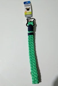 Petmate Fashion braided nylon small breed green dog collar NEW - Picture 1 of 3