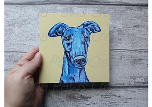 Greyhound Greetings Card, Funny Dog Card, Novelty Dog Birthday Card - Picture 1 of 4