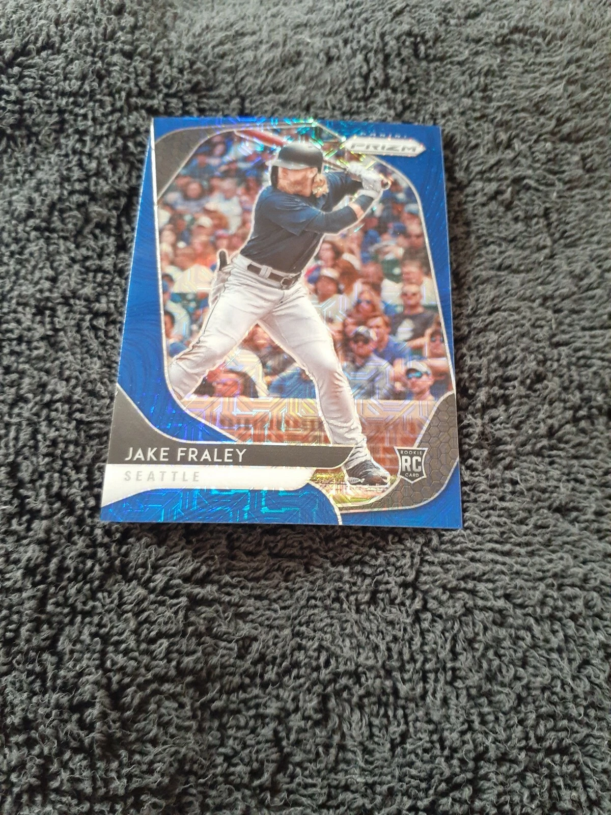 2020 Panini Prizm Jake Fraley Blue Rookie Baseball Card #19 112/175