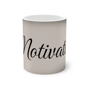Taza motivacional que cambia de color taza de trabajo de regalo de oficina - Imagen 1 de 5
