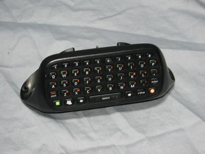 Chatpad Xbox 360 OEM negro probado Microsoft OEM envío gratuito Foto 1 de 4