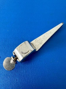 De colección Antiguo 20 Slingerland Bajo Níquel Espuela Pico Montaje en Pierna Abrazadera - Imagen 1 de 8