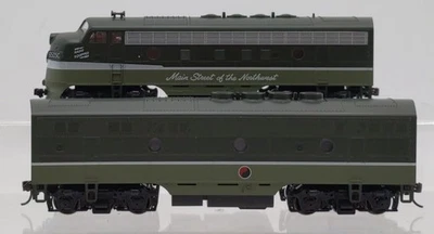 Stewart 8360 HO Northern Pacific F3A/B Powered Diesel Locomotive Set w/Decoder - Image 1 of 4