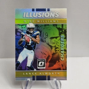 Mike Williams RC / Lance Alworth 2017 Donruss Optic Illusions # 8 - Picture 1 of 2