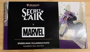 MTG Secret Lair x Spider-Man: Villainous Plots RAINBOW FOIL - Sealed 🇺🇸 - Picture 1 of 3