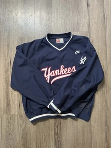 Vintage Nike Cooperstown Colletion New York Yankees Large Windbreaker Jacket - Picture 1 of 5