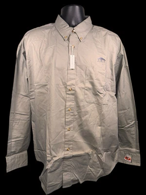 NWT Munsingwear Sage Green Button Down Long Sleeve Cotton Pocket Shirt Large - Image 1 of 4