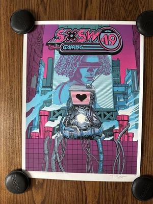 SXSW Austin Gaming Event Poster Limited Edition Poster Art Print - 18x24 - Image 1 of 4
