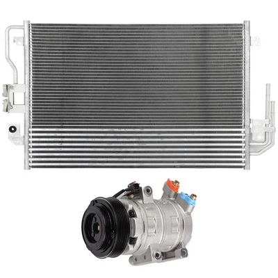 AC Condenser & AC Compressor Cooling Kit For 2008-2011 Mercury Mariner — 第 1/4 张图片