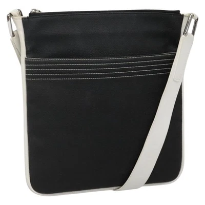 LOEWE Shoulder Bag PVC Black Silver Auth 141812 - Image 1 of 4