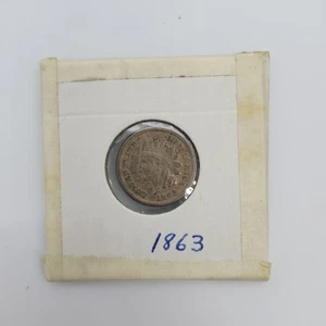 1863 Indian Head Cent Penny gute Erhaltung  - Bild 1 von 4