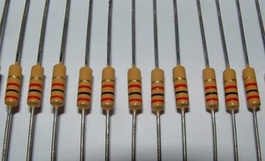 25 x Iskra 2k 1960s / 1970s style carbon film resistor 2k0 2000 ohm vintage - Picture 1 of 3