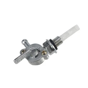 Fuel Gas Petrol 6mm 1/4" Shutoff Valve Petcock 10mm x 1.25mm Pitch Male Thread - Foto 1 di 6
