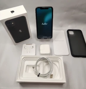 Apple iPhone 11 - 128GB - Black (Unlocked) Used READ - Photo 1 sur 24