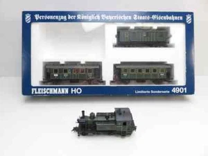 (FIH226) Tren de pasajeros Fleischmann 4901 H0 de K.Bay.Sts.B., SoSe edición limitada embalaje original - Imagen 1 de 7