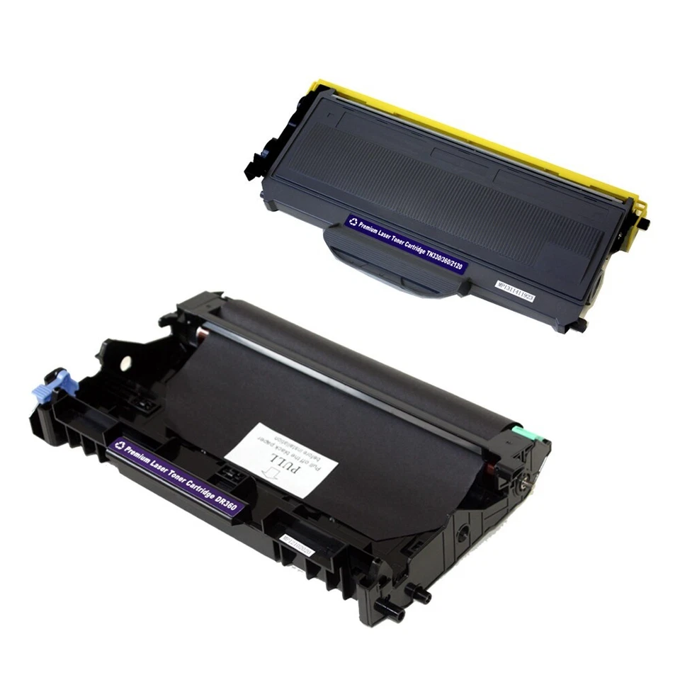 TN360 + DR360 Toner and Drum Combo For Brother HL-2140 DCP-7030 DCP-7040 - Image 1 of 1