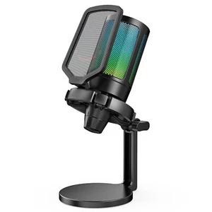 FIFINE USB Condenser Microphone, PC Gaming Streaming Podcast Videos PS4/5-A6NEO - Picture 1 of 8