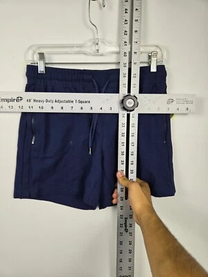 Pantalones Cortos Athletic Works Tela Flexible XS Para Mujer Bolsillos con Cremallera Cordón Cintura Foto 1 de 4