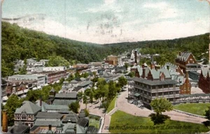 postcard hot springs from the tower - Bild 1 von 2