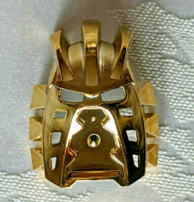 LEGO Bionicle Rare CHROME GOLD Mask Avohkii 8596 - Image 1 of 2