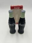 Vintage, Coca-Cola Ceramic Salt & Pepper Shakers 6', 1996 with Box