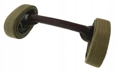 Genuine Polish Army Leather Handle With Two Straps 195cm-USED-WP wz960. - Image 1 of 4
