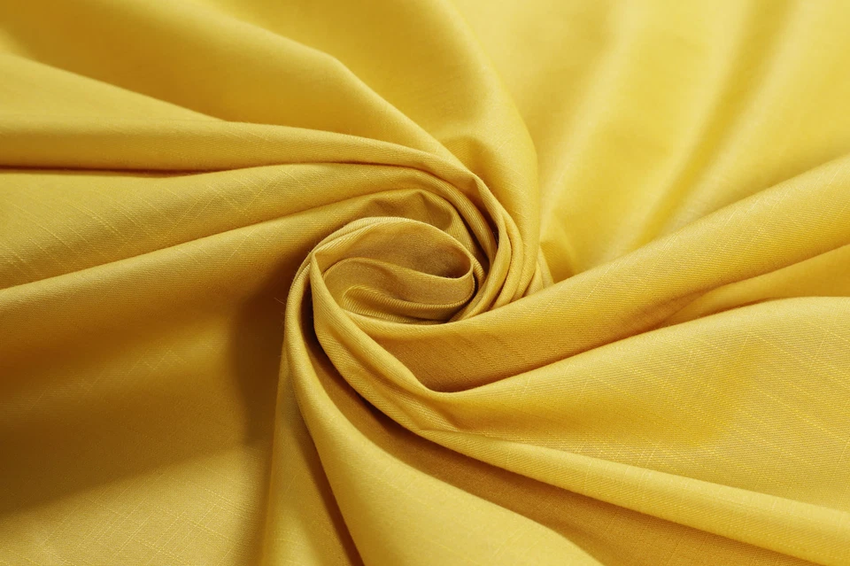Yellow Color Solid Best Cotton Fabric Broadcloth For Sewing Quilting Shirt By YD - Image 1 of 3