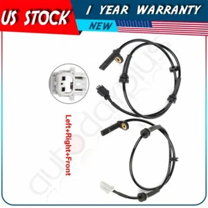 Pair Front ABS Wheel Speed Sensor Left & Right Side For Nissan Sentra 2007-2012 - Picture 1 of 12