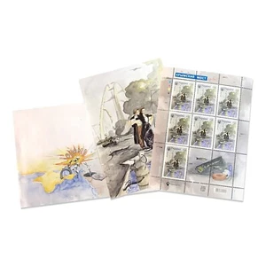 UKRPOSHTA "The Crimean Bridge for an Encore!" Ukrainian Stamps Sheet Set - Picture 1 of 4