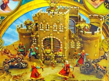 Dragon’s Lair Set, Elves vs Orcs Fantasy Battles, 54mm Plastic Figures, Tehnolog