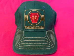 Pennnsylvania Railroad Embroidered Logo Hat Nice Used Condition Train  - Picture 1 of 4