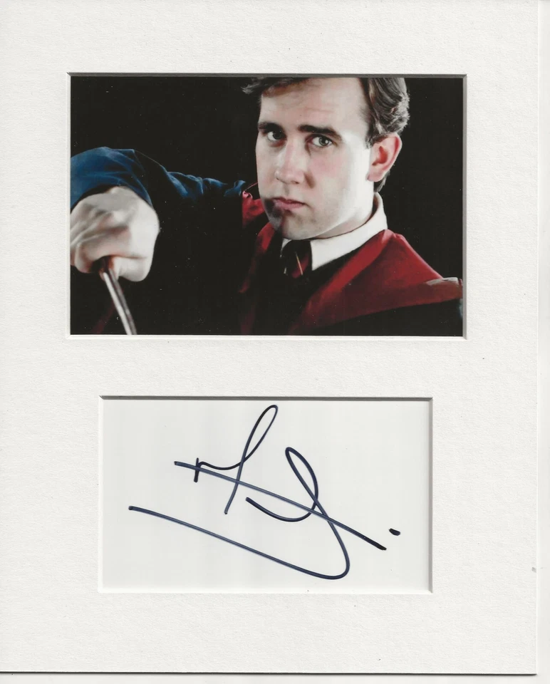 Matthew Lewis harry potter signed genuine authentic autograph UACC RD COA - Image 1 of 1