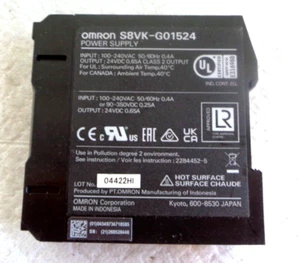 OMRON S8VK-G01524 Power Supply Unit or Module S8VKG01524 PS 24VDC 0.65A Din Rail - Picture 1 of 3