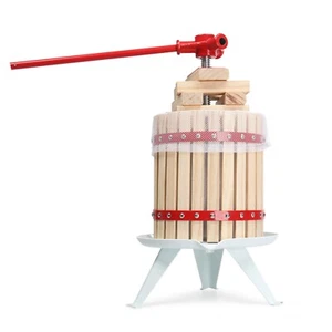 5 Gallon Fruit Wine Press 18 Liter Cider Apple Grape Crusher Manual Juice Maker - Picture 1 of 5