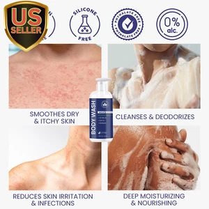 Tea Tree Body Wash: Antifungal Soap for Men - Eliminates Body Odors & Skin Ir... - Picture 1 of 7