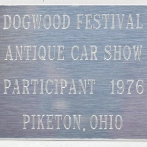 1976 Dogwood Festival Antique Car Club Show Participant Piketon Pike County Ohio - Picture 1 of 3