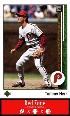 1989 Upper Deck - #720 Tommy Herr NM Set Break. - Image 1 of 2