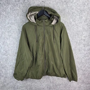 Atmosphere Jacket Womens 18 Green Zip Hoodie Windbreaker 12457 - Picture 1 of 10