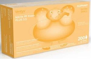 Ventyv Nitrile Exam Powder Free Plus 3.5 Violet Blue (Elephant) XS - Picture 1 of 4
