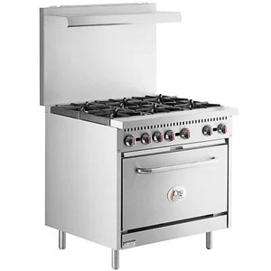 Natural Gas 6 Burner 36" Range with Standard Oven - 210,000 BTU - Picture 1 of 5