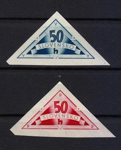 Slovakia 1940 MNH Mi 79-80 Sc EX1-EX2 PERSONAL DELIVERY STAMPS ** - Picture 1 of 2