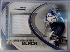 2011-12 ITG H&P Game Worn Jersey Black Devan Dubnyk Springfield Falcons M-08